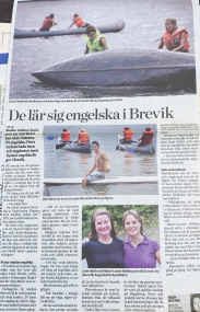 De lär sig engelska i Brevik.