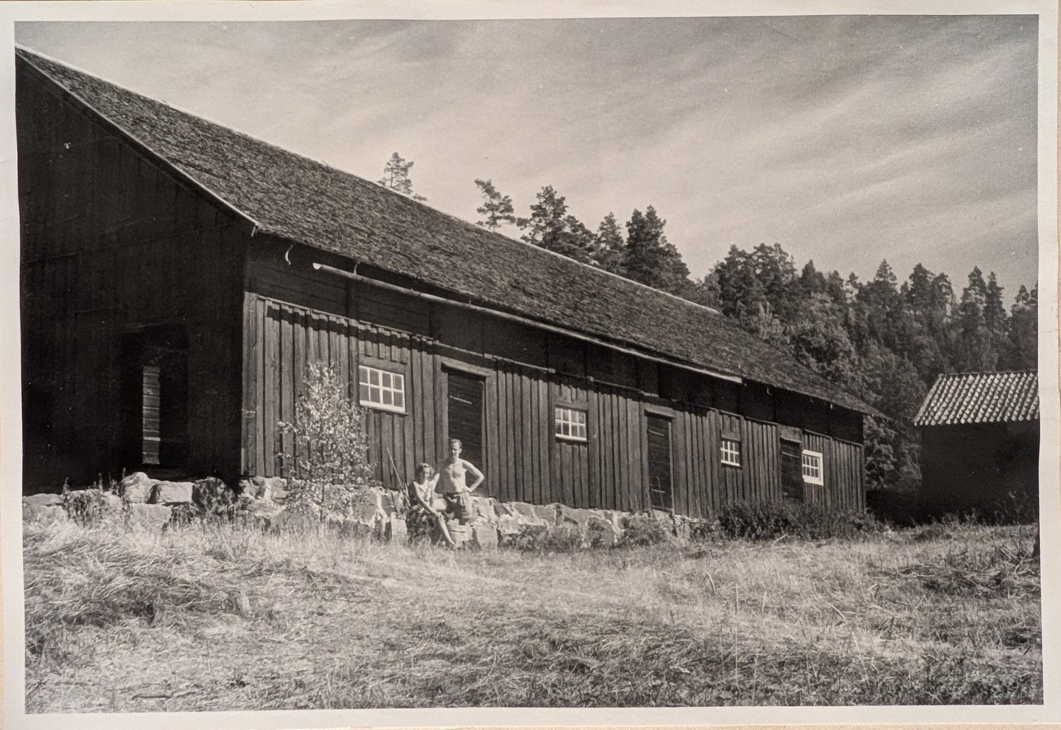 Arkivbild från Brevik, 1950-tal