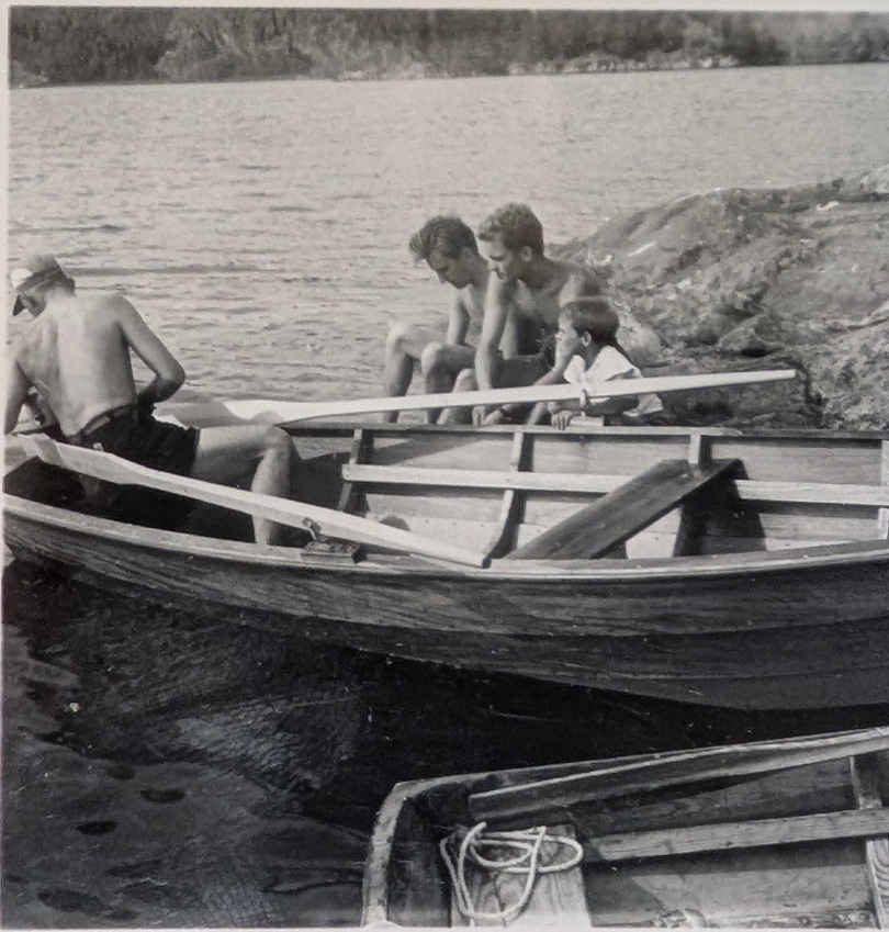 Arkivbild från Brevik, 1950-tal