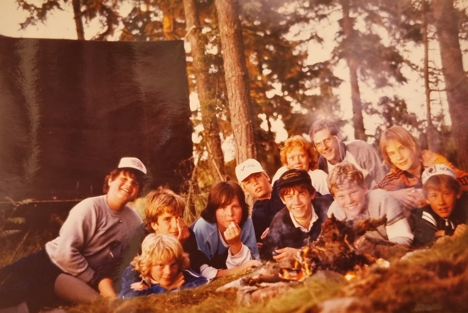 Hjorten på hajk 1984.
