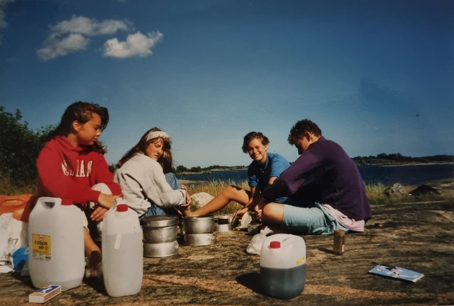 Matlagning på hajk.